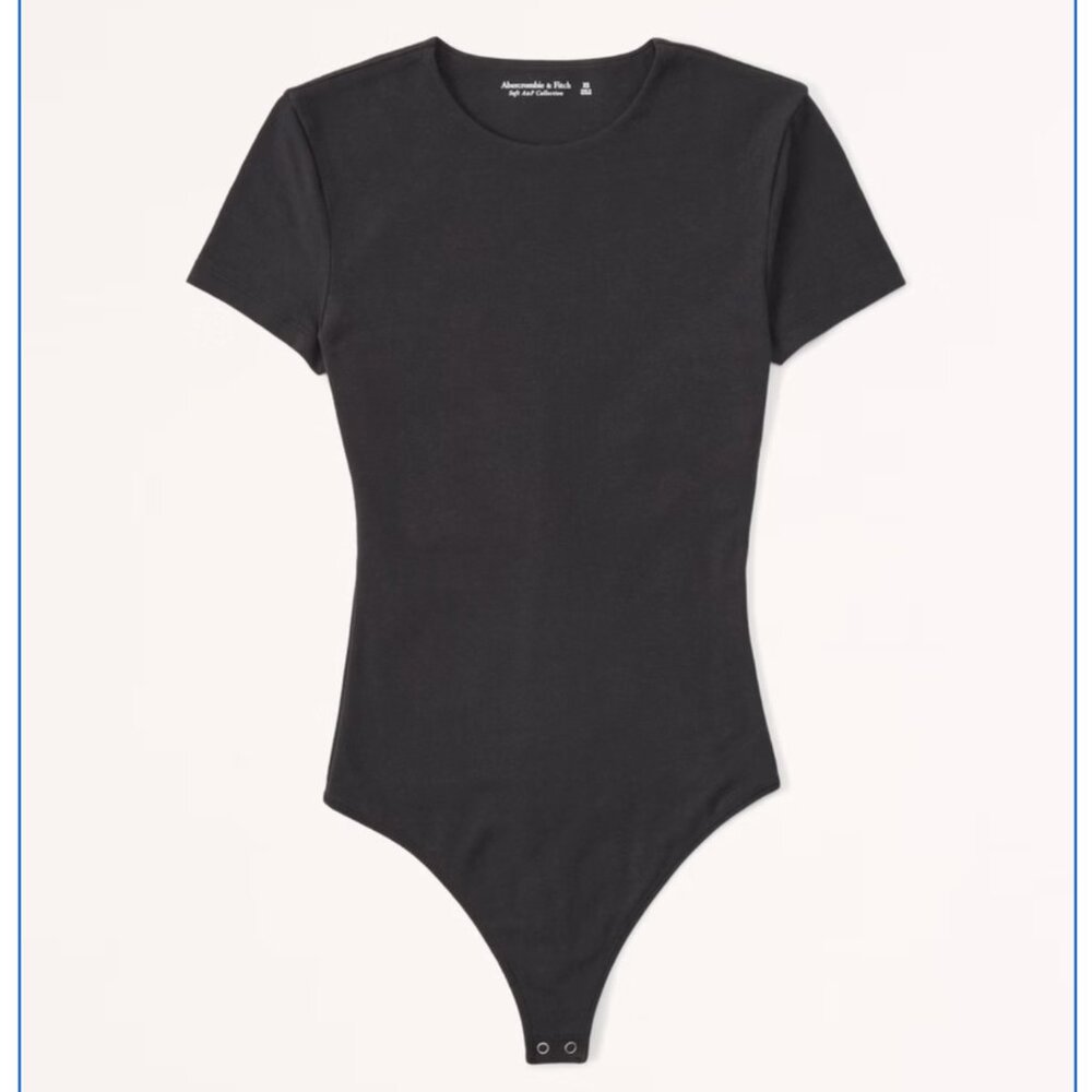 Abercrombie & Fitch Black Bodysuit One Piece